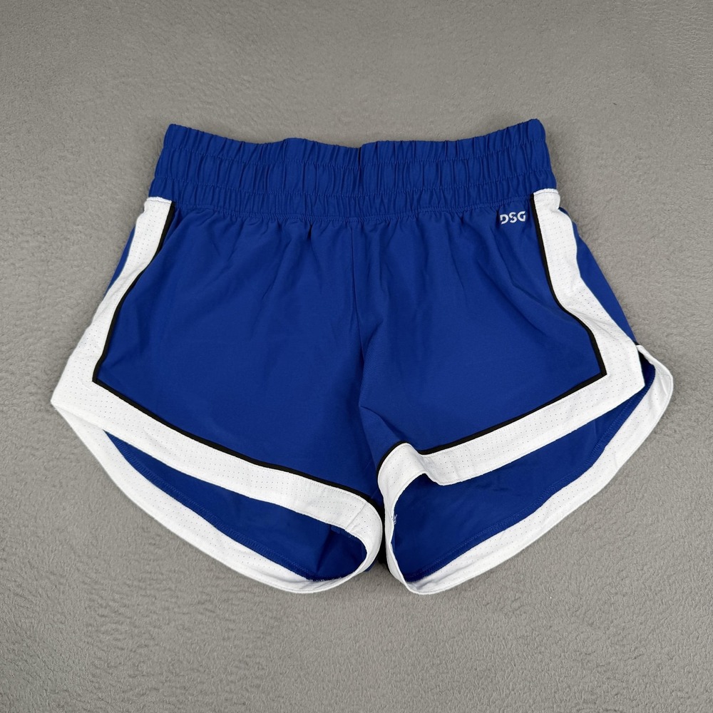 DSG Shorts Womens XS Cobalt Punch Mesh Stride High Rise Running Athletic